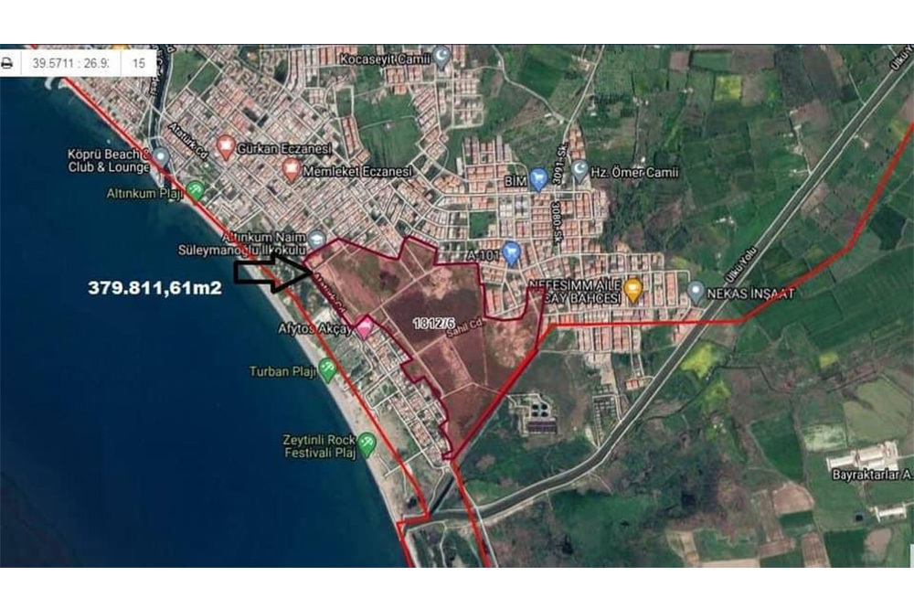 Sulak Alanda Yapılaşma Tehdidi