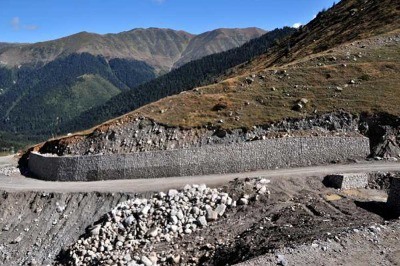 Yeşil Yol'da İstinat Duvarlarından Düşen Besi Hayvanları Telef Oldu