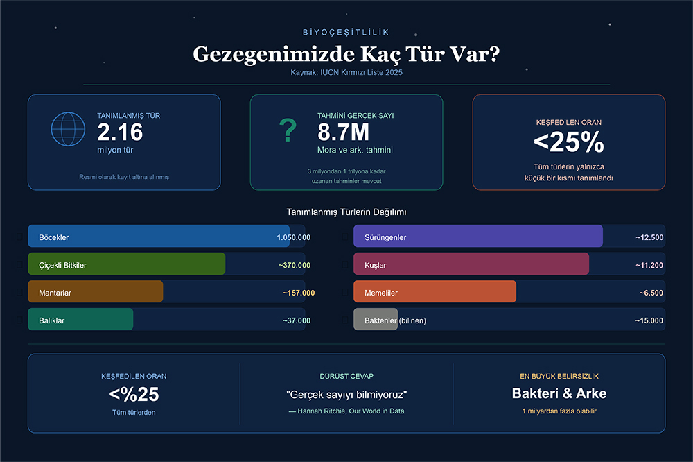 Gezegenimizi ka&ccedil; t&uuml;rle paylaşıyoruz? 1