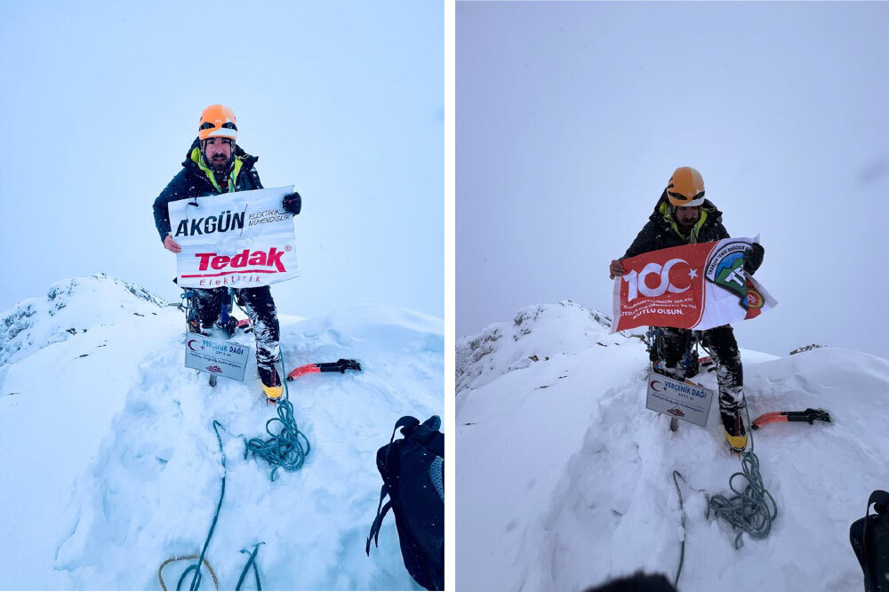 Ver&ccedil;enik Zirvesi'ne Kış Tırmanışı 11