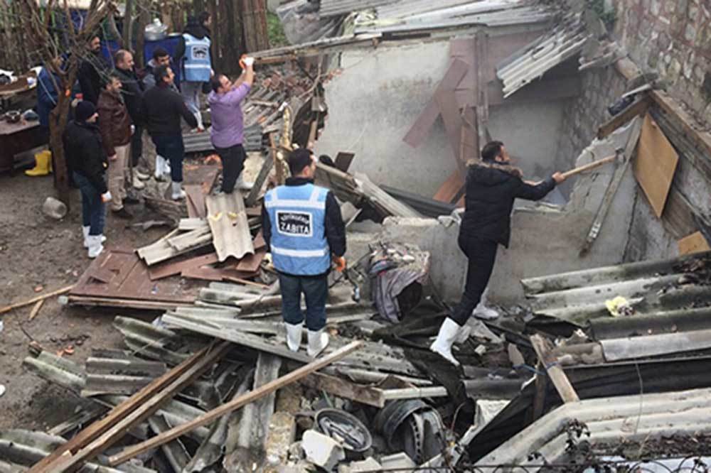 Yedikule Bostanları'nda Yıkım Başladı